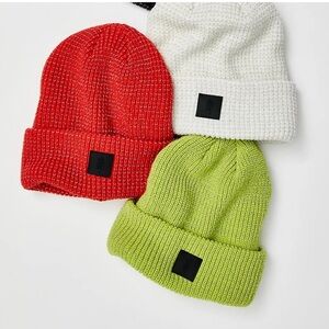 Free People Movement Fleece Lined Beanie - Red